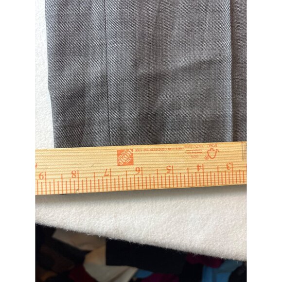 Merona Mens Gray Dress Pants Waist 36x34 (100/ wool) - Picture 4 of 9